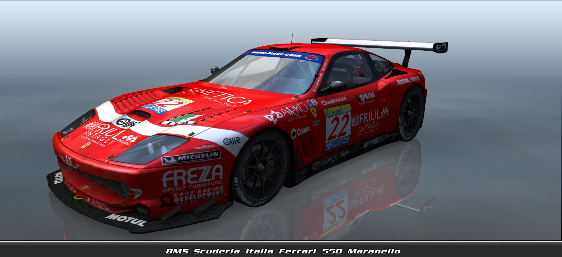 Bms Scuderia Italia, Ferrari 550 Maranello #3022, Driven By Fabrizio Gollin