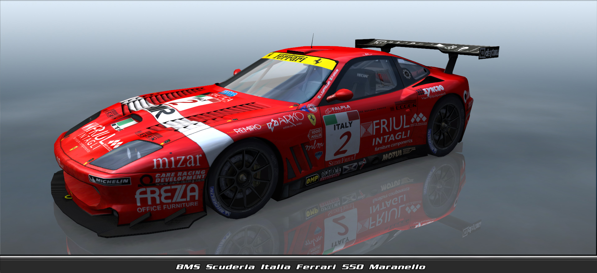 Bms Scuderia Italia, Ferrari 550 Maranello #4002, Driven By Fernando Horta