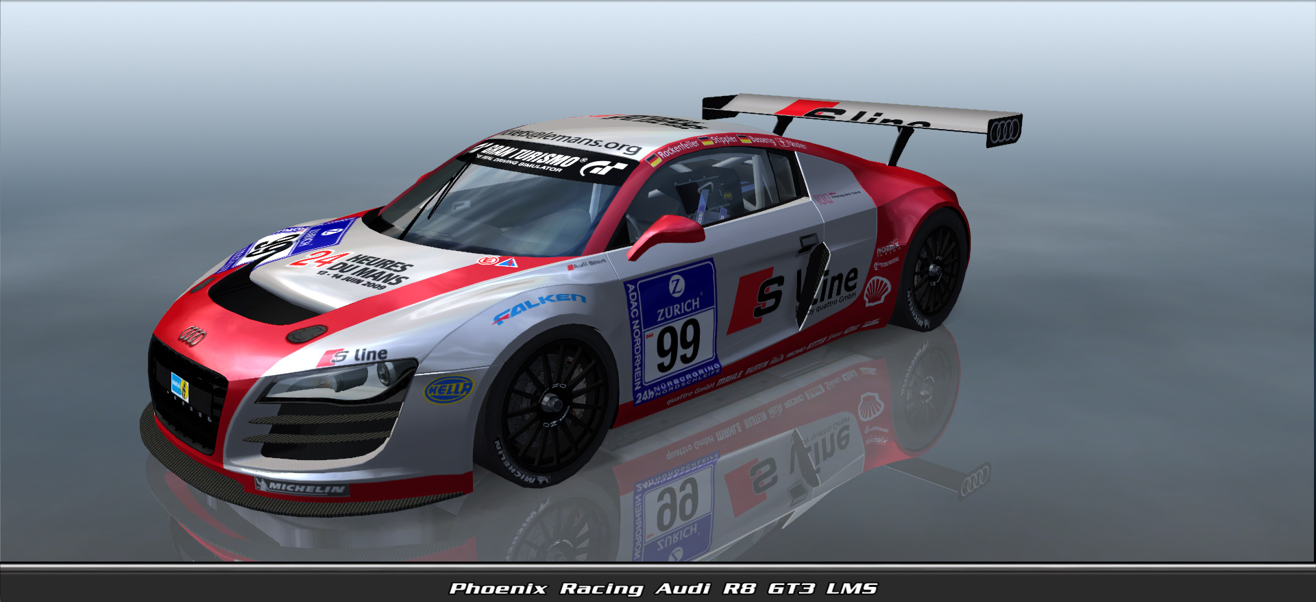 Phoenix Racing, Audi R8 Gt3 Lms #9099, Driven By Eric Marecki