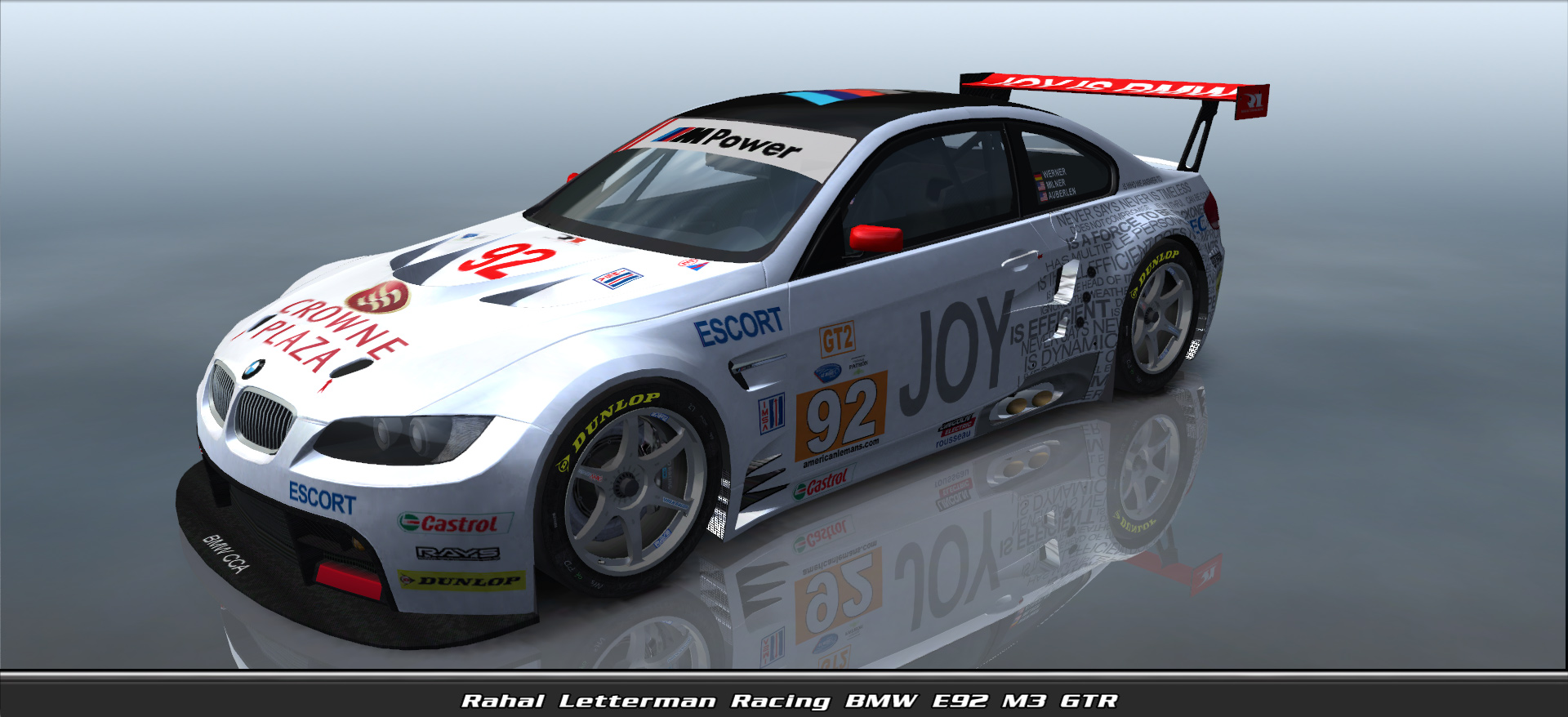 Rahal Letterman Racing, Bmw E92 M3 Gtr #10092, Driven By Ian Jolicoeur